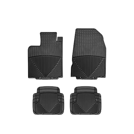 Weathertech Black, Front and Rear All Weather Floor Mats W87-W50