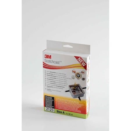 3M Wire Connector Kit, Not Applicable Max, Amber, Polybutadiene Insulation, 1,000 V 2123A