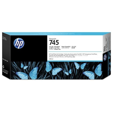 Hp 745 (F9K04A) Photo Black Original Ink Cartridge (300 ml) F9K04A