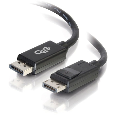 C2G 15FT DISPLAYPORT™ CABLE WITH LATCHES 8K UHD M/M - BLACK 54403