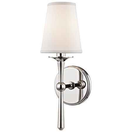 Hudson Valley Lighting Islip 1 Light Wall Sconce 4.75 In. Polished Nickel 9210-PN