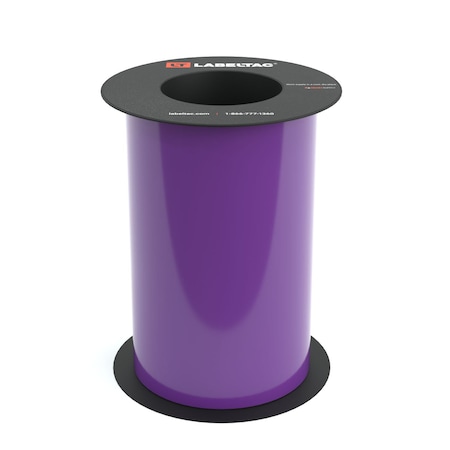 Labeltac High Performance 10-Year Vinyl Supply 8in x 75ft LTOnly, Purple LT809HP-C