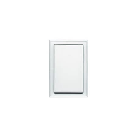Builders Edge BUILDERS EDGE 130020001001 Mounting Block, 8-1/8 in W, White 130020001001