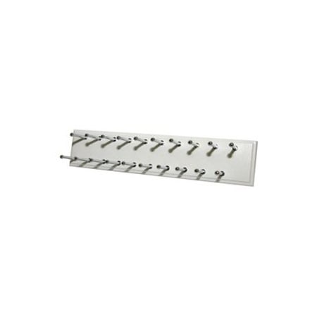 Easy Track Sliding Tie/Jewelry Rack, White RA1200