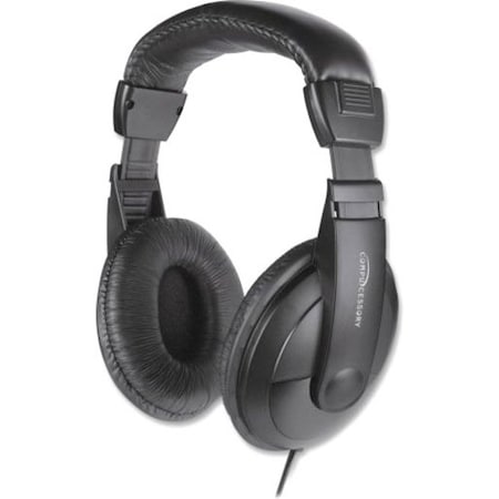 Compucessory Cushion Stereo Headphones w/Vol Cntrl CCS15155