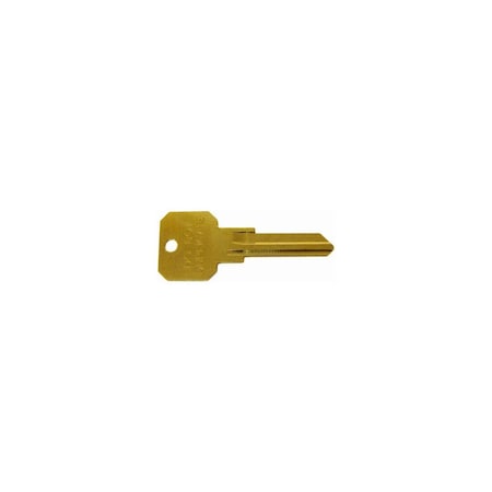 Kaba Ilco KW1 DND 5-PIN KEY BLANK BR 5-PIN NEUTER BOW KEY BLANK INCISED DO NOT DUPLICATE KW1 KEY WAY BRASS DND-KW1