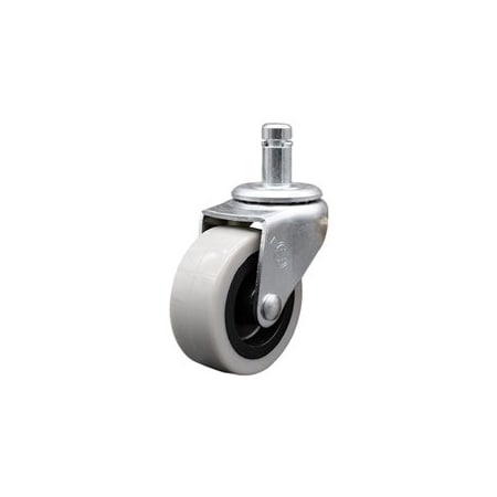 Service Caster 2 Inch Thermoplastic Rubber Wheel 7/8 Grip Ring Stem Caster SCC-GR05S210-TPRS-71678