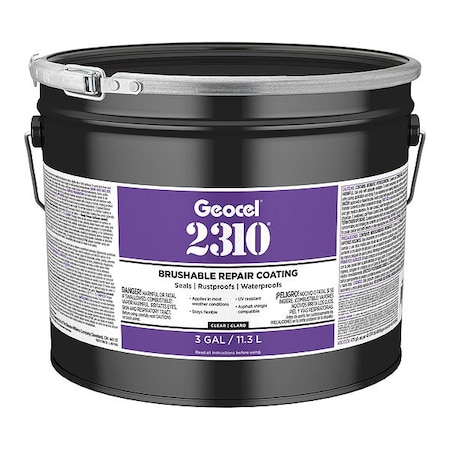 Geocel Tripolymer Repair Coating, Clear GC65100