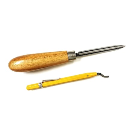 Hhip Edge Off Deburring Tool & Triangular Hollow Scraper Value Pack 9991-0201