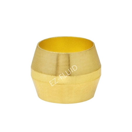 Ez-Fluid 3/8 Brass Compression Sleeve EZFD712
