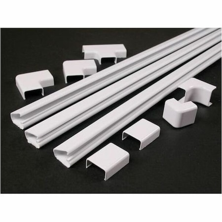 Legrand Wiremold Cord Channel Kit, PVC, White C210