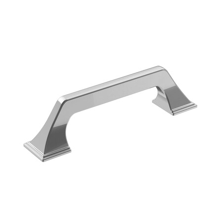 Amerock Exceed 3-3/4 in 96 mm Center-to-Center Polished Chrome Cabinet Pull BP3688126