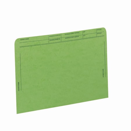 Medical Arts Press Patient File Pocket, Letter Size, Green, 50PK 59547GN