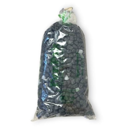Bubblefast FunPak Black Hearts Packing Peanuts Plant Based Biodegradable Compostable 1.5 cu ft Bag FP 1.5-Black Hearts