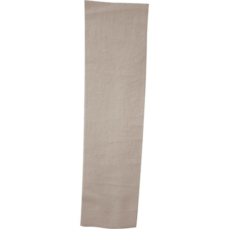 Zoro Select 18 in L Flat Floor Pad, 16 oz Dry Wt, White, Microfiber, PK50 DISP18