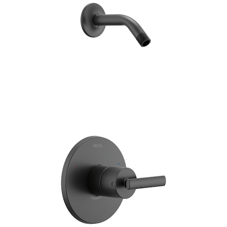 Delta Altado Monitor 14 Series Shower Trim - Less Head In Matte Black T14242-BLLHD