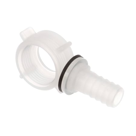Meiko Connector/Adaptor, 3/4in, Inside Thread to Barb, Plastic 9505200