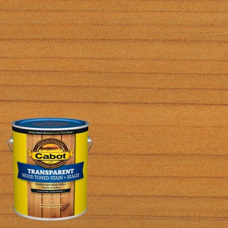 Cabot Wood Toned Low VOC Transparent Cedar Oil-Based Deck and Siding Stain 1 gal 140.0019202.007