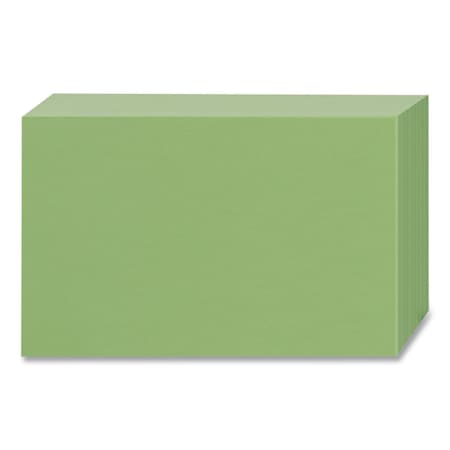 Oxford Index Cards, 3 x 5, Green, 100PK 7320 GRE