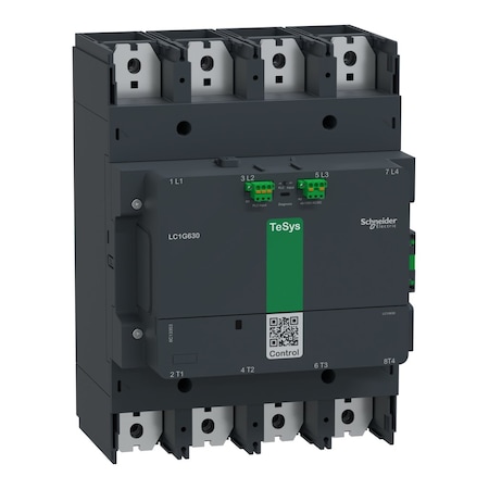 Schneider Electric IEC Magnetic Contactor, 1NC/1NO, 200V-500V AC/DC, 4 P, Spring Type LC1G6304LSEA