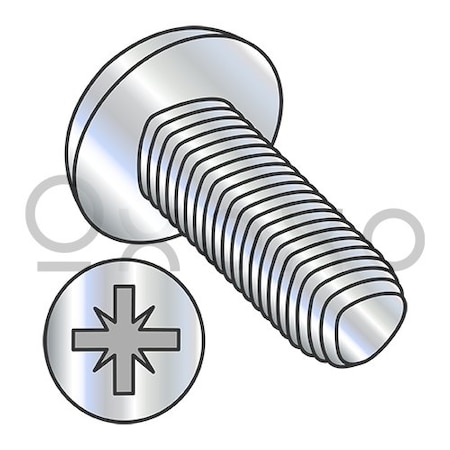 Oxoxo M4-0.7X8 Din 7500 C/CE Metric Type Z Pan Thread Rolling Screw Zinc Bake And Wax, 700PK 258980