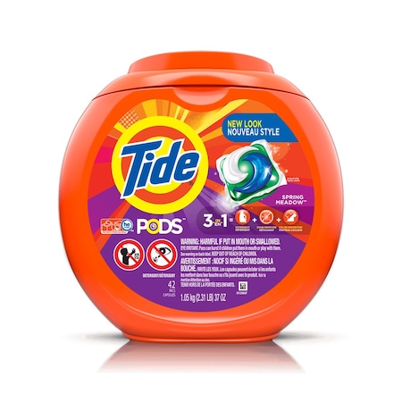 Cascades Pro Tide PODS Laundry Detergent 35 Count Spring Meadow Scent 93127