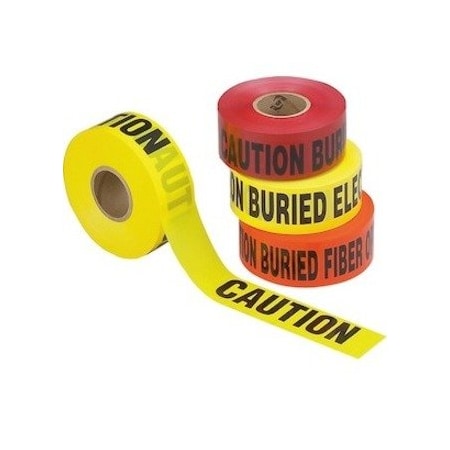 Panduit Underground Tape, Electric Line, 6" x 10 HTU6R-E
