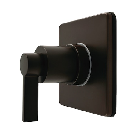 Kingston Brass Single-Handle Six-Way Diverter Valve with Square Trim Kit, Oil Rubbed Bronze KS4045NDL