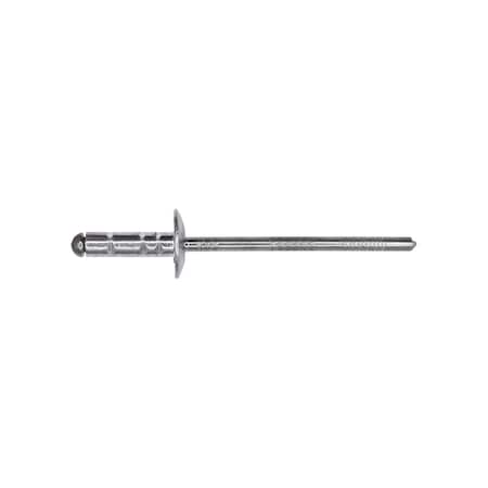 Auveco GM Rivet Aluminum Stainless Steel 5/32 Diameter 7/16 Flange 9/64 3/8Grip, 25PK 22088