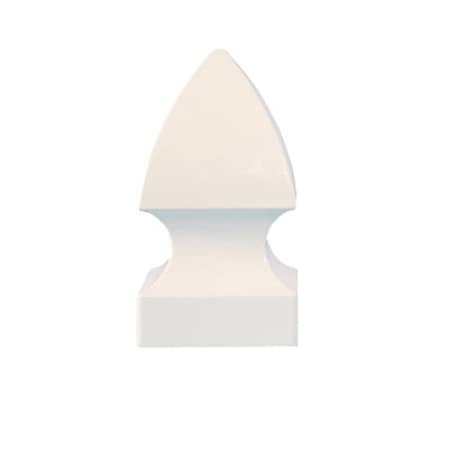 Supershine Classy Caps  GOTHIC PVC POST CAP 4X4 - White SU52280