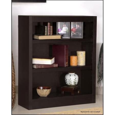 Convenience Concepts Single Wide Bookcase- Espresso Finish 3 Shelves HI3720658