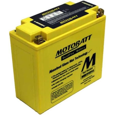 Motobatt 22Ah 220 CCA AGM Powersports Battery MB51814