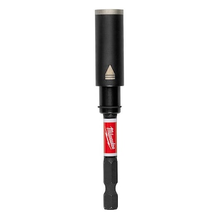 Milwaukee Tool Bit Holder, 3" L, 1/4" Shank Size 48-32-7903