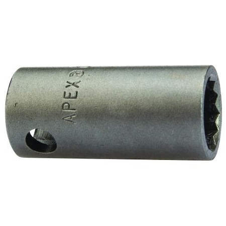 Apex Impact Socket, Square, 3/8" Drive, 10MM43 10MM43