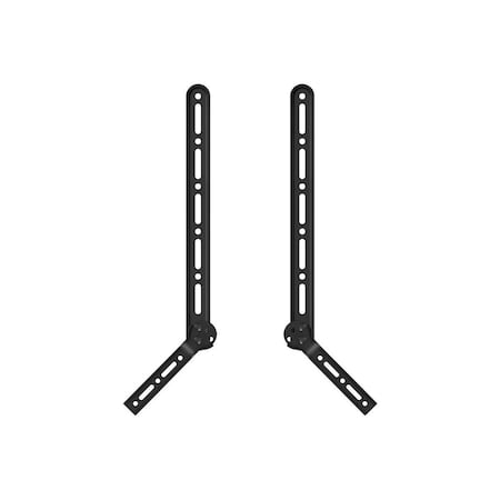 Monoprice Universal Soundbar Bracket with Adjustable Arms Fits Displays 23&No 34,  39489