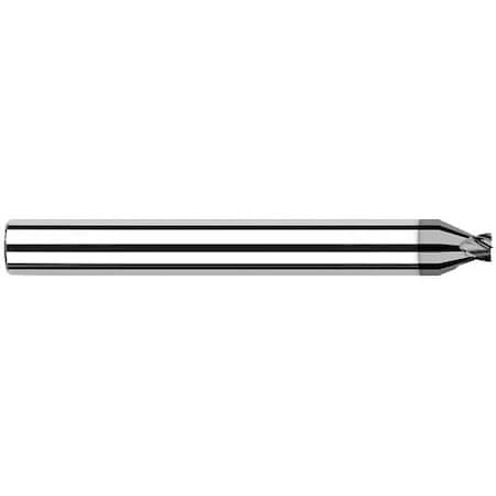 Harvey Tool 0.0620in 1/16 Cutter DIA x 0.0500in L of Cut Carbide Square End Mill, 4 Flutes, CVD Diamond 9um 700462