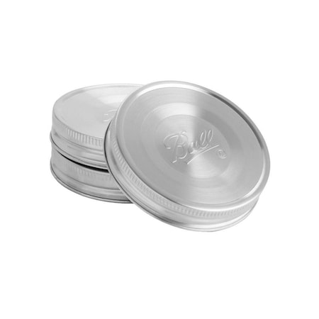 Newell Brands Distribution Canning Jar Lids, Stainless Steel, Regular Mouth, 3PK 2176672