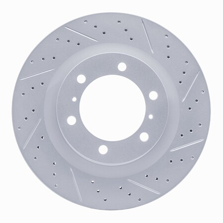 Dynamic Friction Co DFC Geoperformance Rotor - Drilled and Slotted 830-76142R