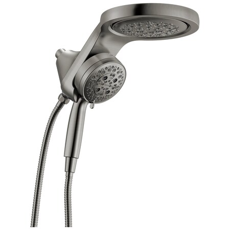 Delta Universal Showering Components 6-Setting Hydrorain With Proclean In Lumicoat Black Stainless 56000-KS-PR