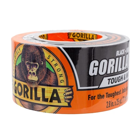 Gorilla Glue Gorilla 2.88 in. W X 25 yd L Black Duct Tape 106425