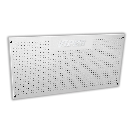 Viper Tool Storage Pegboard, 24-Inch x 48-Inch, 18G Steel, White V2448PBWH