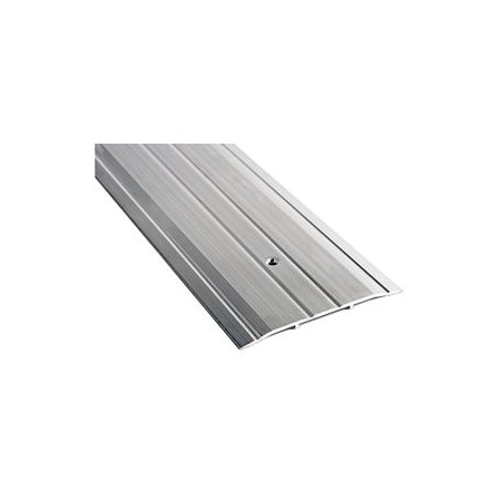 National Guard Products Saddle Threshold, 1/4in H x 6in W x 36in L, Milled Aluminum 613 36IN