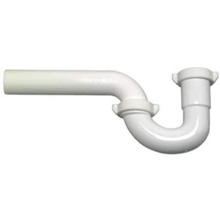 Highkey Master Plumber White Lavatory Drain P Trap LR830291