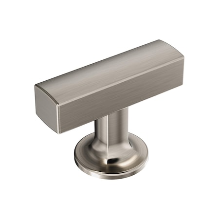 Amerock Everett 1-3/4 inch 44mm Length Satin Nickel Cabinet Knob BP37100G10