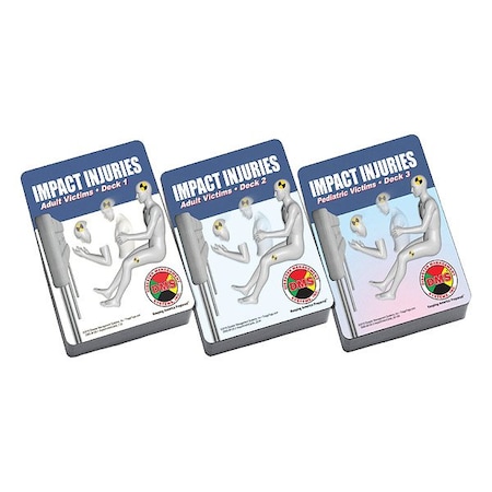 Disaster Management Systems Impact Injuries, Triage Training Deck DMS-06120A
