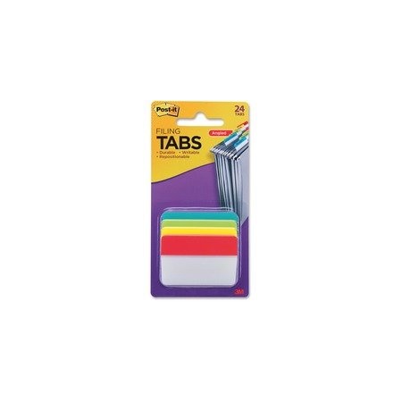 Post-It 2" Angled Tabs, 1/5-Cut Tabs, Assorted Colors, 2" Wide, 24PK 686A-ALYR