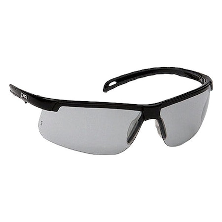 Pyramex Ever-Lite(R), Safety Glasses, H2MAX Anti-Fog, Light Gray Lens, Black Frame, Half-Frame SB8625DTM