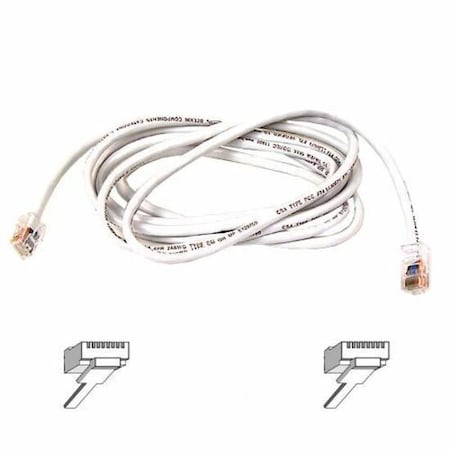 Belkin 2Ft Cat6 Snagless Patch Cable, Utp, White Pvc Jacket, 23Awg, 50 A3L980-02-WHT-S