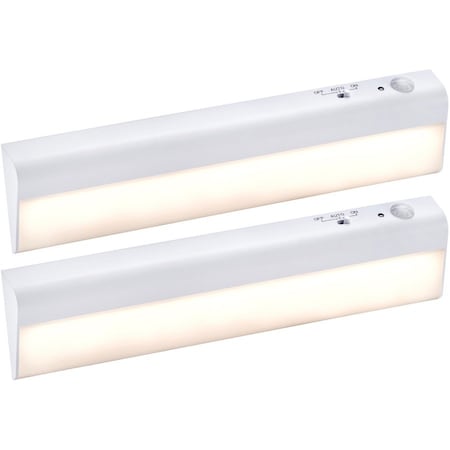 Black & Decker 2-Bar Battery Under Cabinet Lighting Kit, Warm White, 9" LEDUC9-2BAT