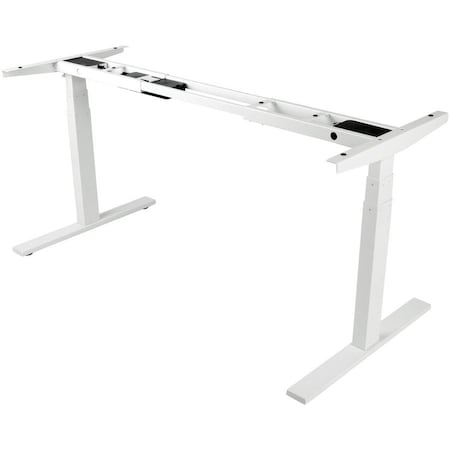 Tripp Lite Sit Stand Adjustable Electric Desk Base for Standing Desk White WWBASE-WH